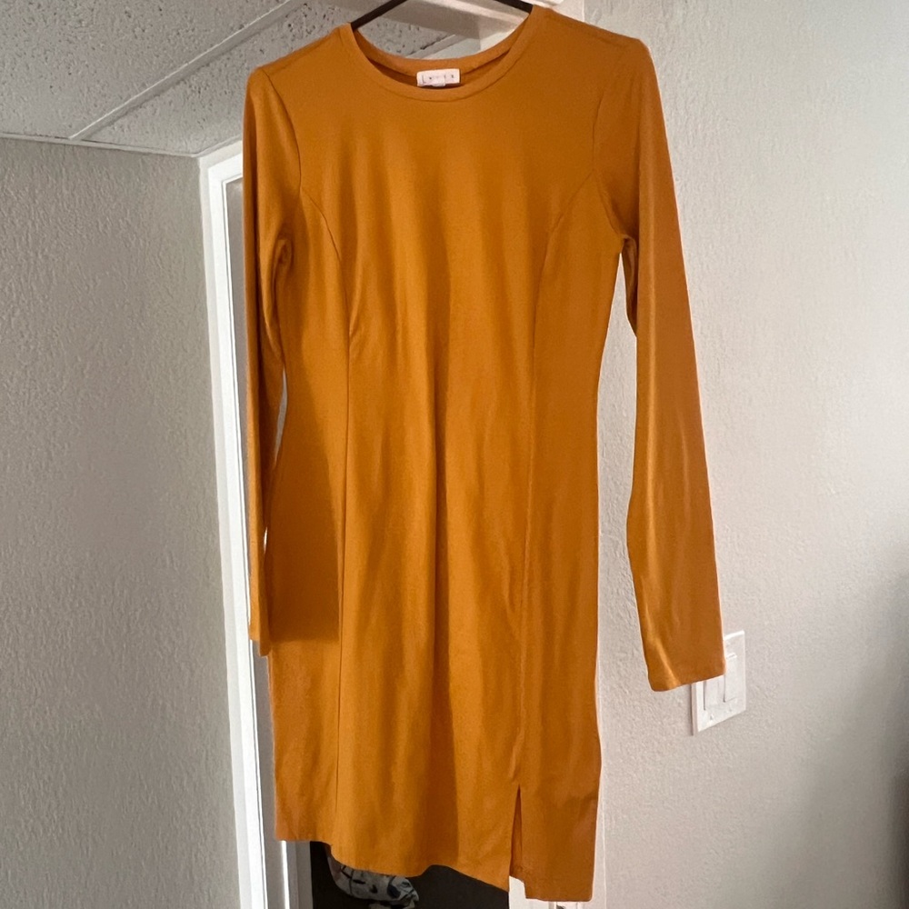 Mustard dress